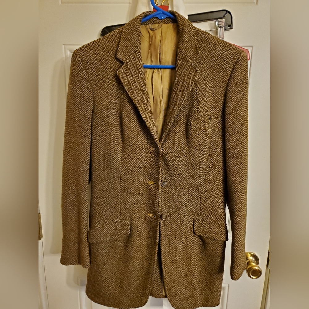 Ladies Equestrian brown tweed riding coat